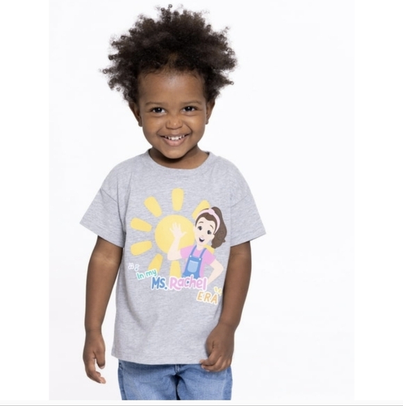 Nwt Ms. Rachel Toddler Short Sleeve Crewneck Tee, Sizes - Picture 1 of 7